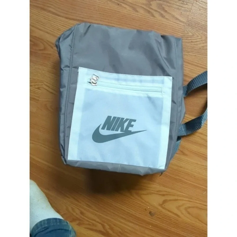 Vintage Nike Red Grey Label Shoe Bag Backpack Carrier Basketball jordan force‎ 1